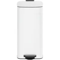Songmics - Prullenbak - Pedaalemmer - Prullenbak voor Keuken - 30 Liter Tretprullenbak - Met Binnenemmer en Softclose