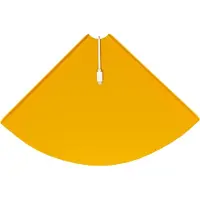 vidaXL Hoek Plank 4 st Mosterdgeel 30 x 30 x 2 cm
