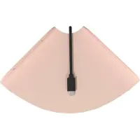 vidaXL Hoek Plank 2 st Roze 15 x 15 x 2 cm