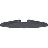 vidaXL Zwevende plank met plank 2 pcs Antraciet 24 x 24 x 2 cm