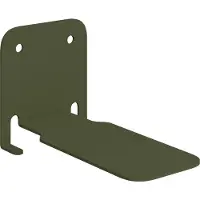 vidaXL Onzichtbare Zwevende Plank 8 st Olijf Groen 6 x 11 x 6,5 cm