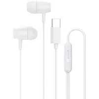 Canyon SEP-5 Serie - In-ear Koptelefoon - USB-C Kabel - Wit - Diepe Bas