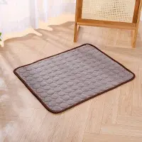 OEM Koelmat voor honden en katten, zelfkoelend, geschikt voor gebruik thuis en onderweg, bruin, XL, 100x70 cm