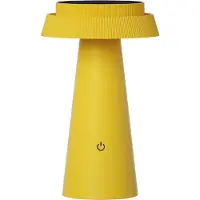 Luxus Europe - Tafellamp Solar Mambo Geel - Draadloze LED Solar Tafellamp Buiten - Zonne-energie & USB-C Oplaadbaar