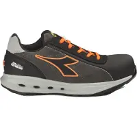 Diadora Glove A.Box Low Pro S3S 183119 C8321 Asphalt / Orange Fluo