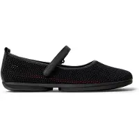 Camper Campervoor vrouwen. K201402-011 Ballerina's Rechts Nina zwart (42), Stof, Plat, Klittenband, Casual