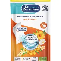 Dr. Beckmann Magic Sheets Wasverzachter – Orchid Ray Geur – 30 Wasbeurten – Wasstrips – Zachte Was & Anti Statisch