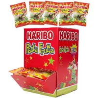 Haribo "Pasta Frutta F!ZZ" snoep mix 720g - Uitdeelsnoep in individuele verpakte snoepzakjes - Snoep traktatie