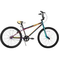 Happiq BMX-fiets – Voor tieners en volwassenen – Beginners tot gevorderde / 2 haringen – Mixkleuren / 61–66 cm