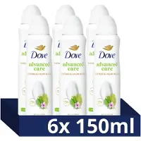 Dove Advanced Care Anti-Transpirant Deodorant spray - Matcha Green Tea - bevat Pro-Ceramide technologie die de huid kalmeert en helpt herstellen - 6 x 150 ml