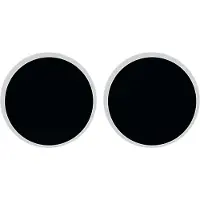 Akzent Accent Unisex Oorbel Jimmy Titan oorbellen, knoop, zwarte steen