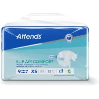 Attends Slip Air Comfort 9 XS - 8 paquets de 32 protections