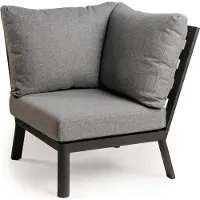 Tierra Outdoor Loungebank Hoekstuk Sevilla Zwart