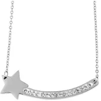Akzent damesketting met hanger Alba, zilverkleurig, duurzaam