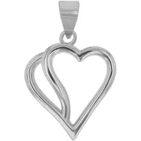 Akzent Dames Hanger "Jil" aus 925 Sterlingzilver, gerhodineerd, duurzaam