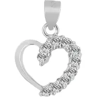 Akzent dames hanger "Magnolia" van 925 Sterlingzilver, gerhodineerd, duurzaam