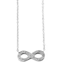Akzent dames ketting met hanger Alvie, zilverkleurig, duurzaam