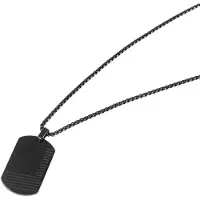 Akzent unisex ketting met hanger Jascha, duurzaam