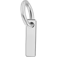 Akzent unisex hanger "Feinsil" uit 925 Sterlingzilver, gerhodineerd, duurzaam
