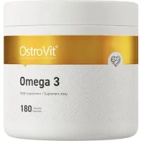 OstroVit Omega 3 1000 mg – 180 Capsules | Hoge Dosering Visolie met EPA & DHA | 6 Maanden Voorraad