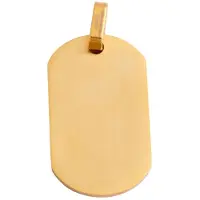 Akzent unisex hanger van Edelstahl, geschikt voor gravure