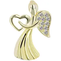 Akzent dames hanger "Sade" aus 925 Sterlingzilver, gerhodineerd, duurzaam