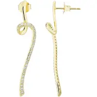 Akzent dames oorbel "Spresa" uit 925 Sterlingzilver, gerhodineerd, duurzaam