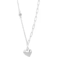 Akzent damesketting met hanger "Mireia" van 925 Sterlingzilver, gerhodineerd, duurzaam