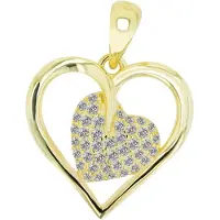 Akzent dames hanger "Weston" aus 925 Sterlingzilver, gerhodineerd, duurzaam