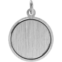 Akzent unisex hanger "Lilas" uit 925 Sterlingzilver, gerhodineerd, duurzaam