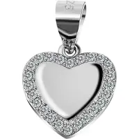 Akzent dames hanger "Antje" van 925 Sterlingzilver, gerhodineerd, duurzaam