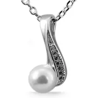 Akzent dameshanger "Skaise" van 925 Sterlingzilver, gerodineerd, duurzaam