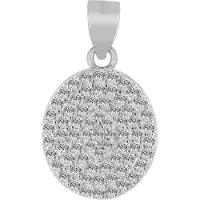 Akzent dames hanger "Lobo" van 925 Sterlingzilver, gerhodineerd, duurzaam