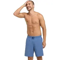 Arena Men's Evo Beach Boxer Logo Grey Blue Maat: S | Zwembroeken Outlet | Heren | Blauw