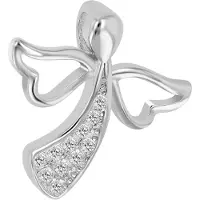 Akzent dames hanger "Torin" aus 925 Sterlingzilver, gerhodineerd, duurzaam
