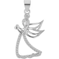 Akzent dames hanger "Lino" aus 925 Sterlingzilver, gerhodineerd, duurzaam