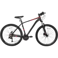 Happiq Mountainbike – Voor heren – 21 versnellingen, hydraulische schijfremmen, vergrendelbare verende vork, 27,5 inch (70 cm) wiel – Black2-21