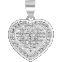 Akzent Dames hanger "Xara" uit 925 Sterlingzilver, gerhodineerd, duurzaam