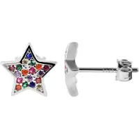 Akzent dames oorbel "Stacie" uit 925 Sterlingzilver, gerhodineerd, duurzaam