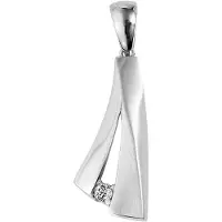 Akzent dames hanger "Vanja" van 925 Sterlingzilver, gerhodineerd, duurzaam