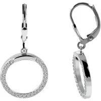Akzent dames oorbellen "Liya" van 925 Sterlingzilver, gerhodineerd, duurzaam