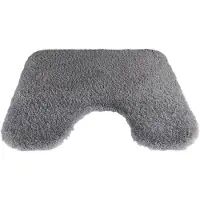 Prima - Dolce - WC mat - 50x60cm - grijs - antislip - met uitsparing 21cm