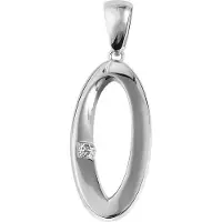 Akzent dames hanger "Alejandra" van 925 Sterlingzilver, gerhodineerd, duurzaam