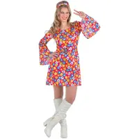 Boland - Kostuum Hippie flower (S) - Volwassenen - Hippie - Woodstock - Carnaval - Themafeest