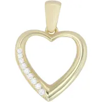 Akzent Dames Hanger "Dalia" uit 925 Sterlingzilver, gerhodineerd, duurzaam