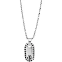 Akzent herenketting met hanger waterbestendig