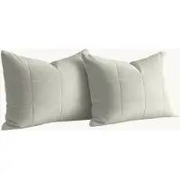 Y-NOT Kussenslopen Set - Vol & Gevoerd Velvet White - 60x70 cm - 2-pack - Zachte Kussenhoezen voor Comfortabele Nachtrust