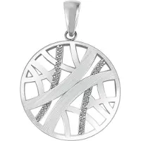 Akzent dames hanger "Mayumi" van 925 Sterlingzilver, gerhodineerd, duurzaam