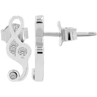 Akzent damesoorbel "Shiri" van 925 Sterlingzilver, gerhodineerd, duurzaam