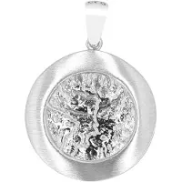 Akzent dames hanger "Satja" van 925 Sterlingzilver, gerhodineerd, duurzaam